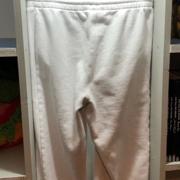 TNA Cozy Fleece Boyfriend Sweatpants - off white colour - Picture 5 of 8